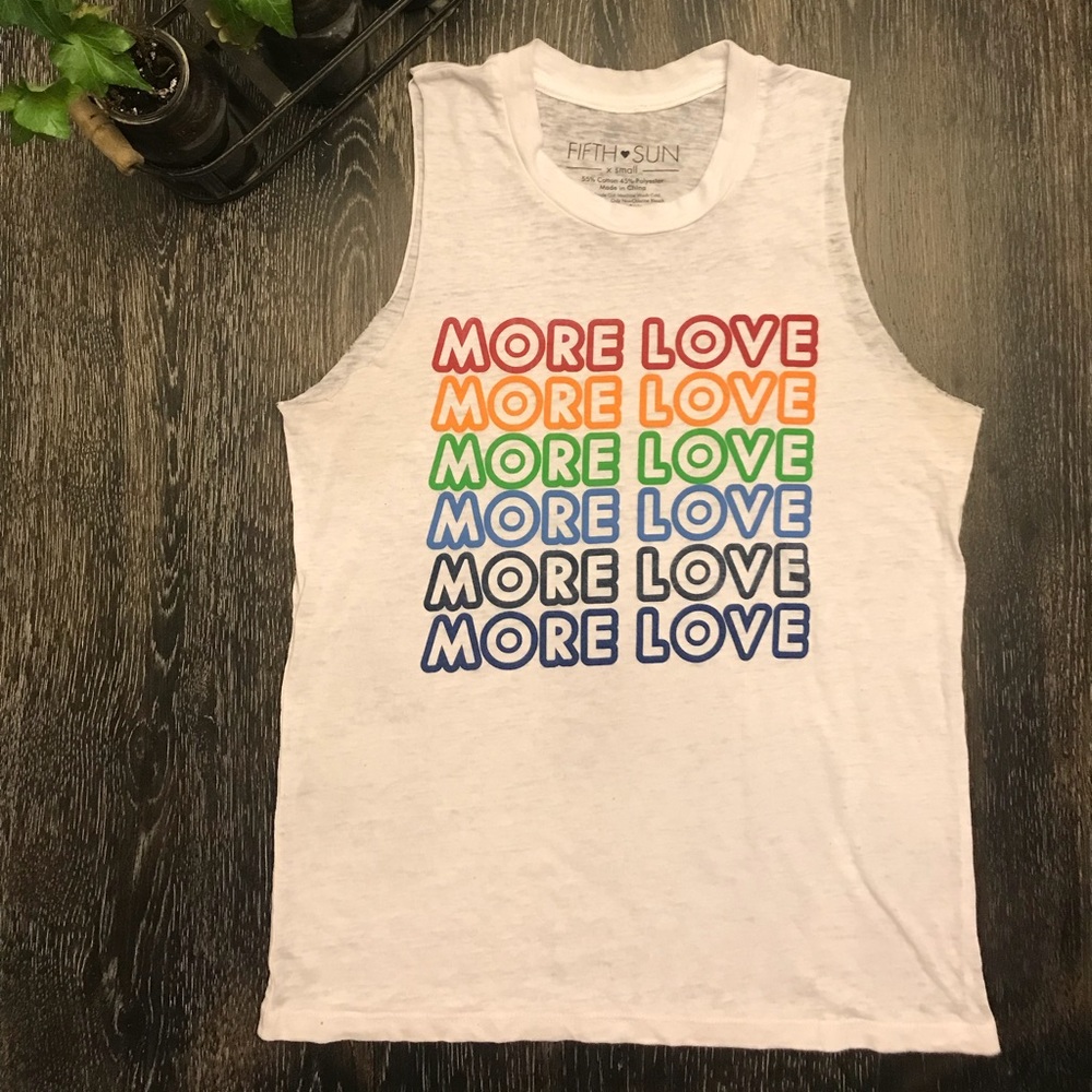 SLEEVELESS CUTOFF T-SHIRT